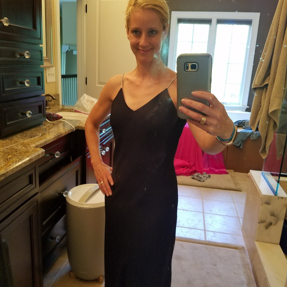 Navy formal dresss